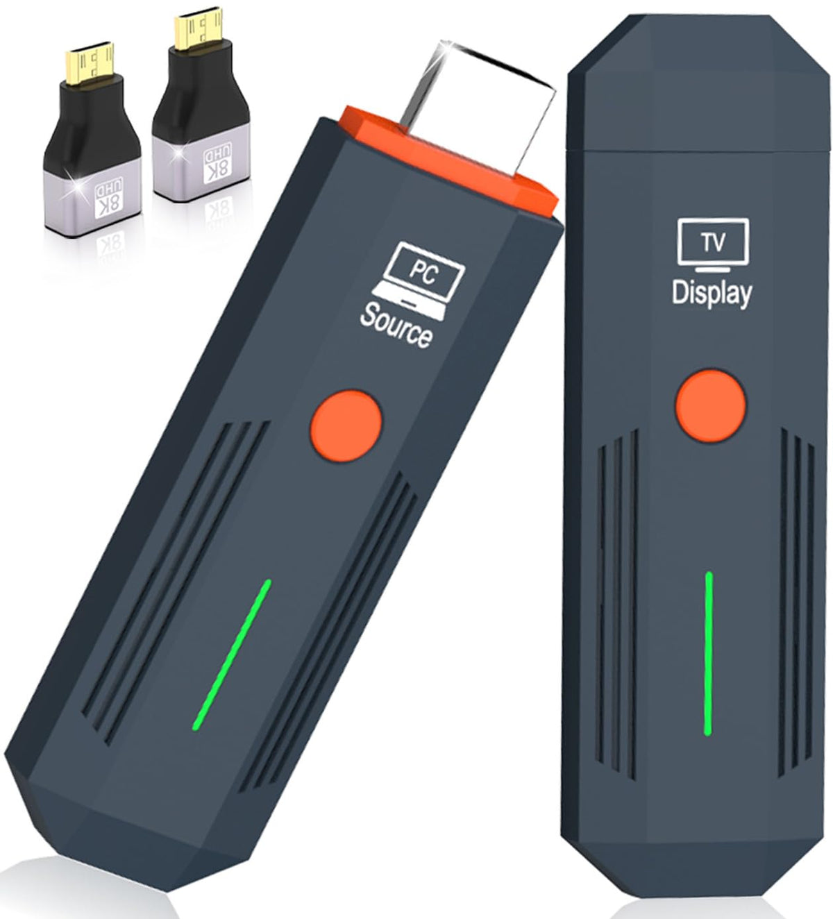 WEKEFON front view showing transmitter and receiver for quick setup