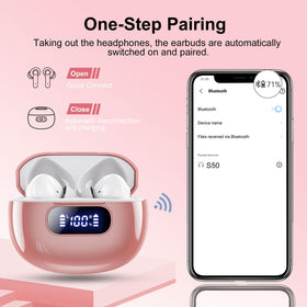 Wekily S50 with Bluetooth 5.3 delivers stable, fast pairing up to 15 meters.