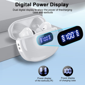Wekily S50 earbuds featuring Bluetooth 5.3 chip for fast, stable connection
