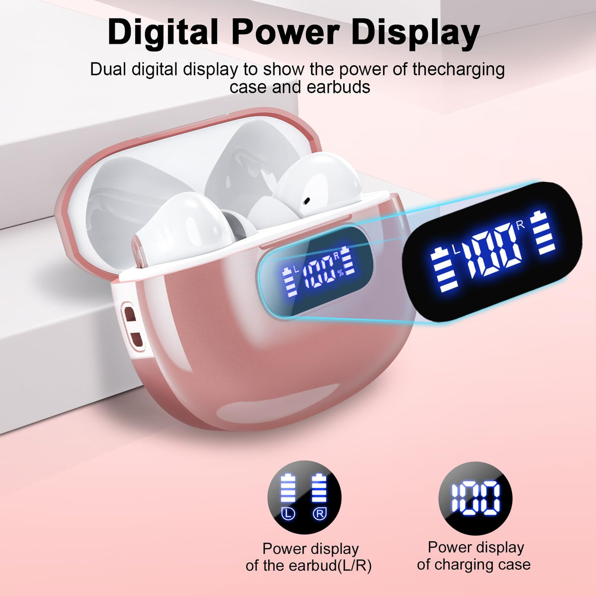 Wekily S50 Earbuds designed for comfortable, ergonomic in-ear fit with silicone tips.