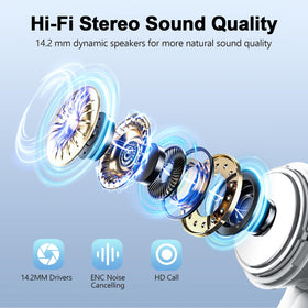 Wekily S50 earbuds delivering deep bass and clear vocals for daily listening