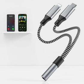 Weleecty front view showing adapter and dual‑port design for versatile use