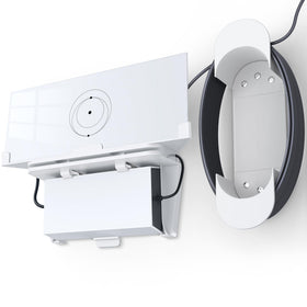 Welllifein Starlink Gen 3 mount with cable caddy keeps cables tidy and accessible.