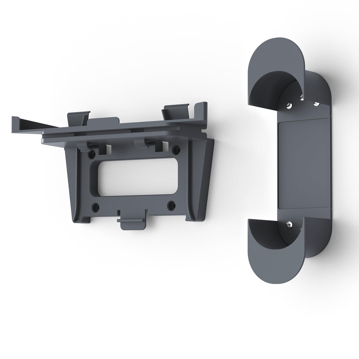 Welllifein Starlink Gen3 Router Mount 2-in-1 showing cable tidy and desk-space saving.