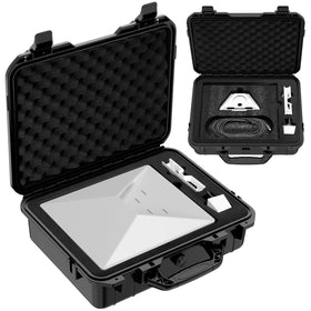 Welllifein Starlink Mini Case showing custom-fit dish area for secure transport