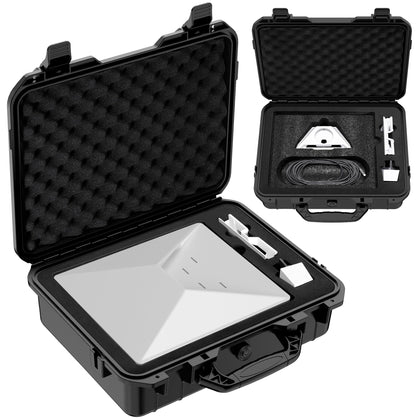 Welllifein Starlink Mini Case showing custom-fit dish area for secure transport