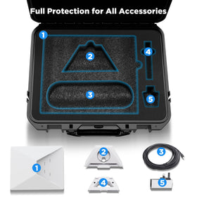 Welllifein Starlink Mini Case power supply slot for quick setup on trips