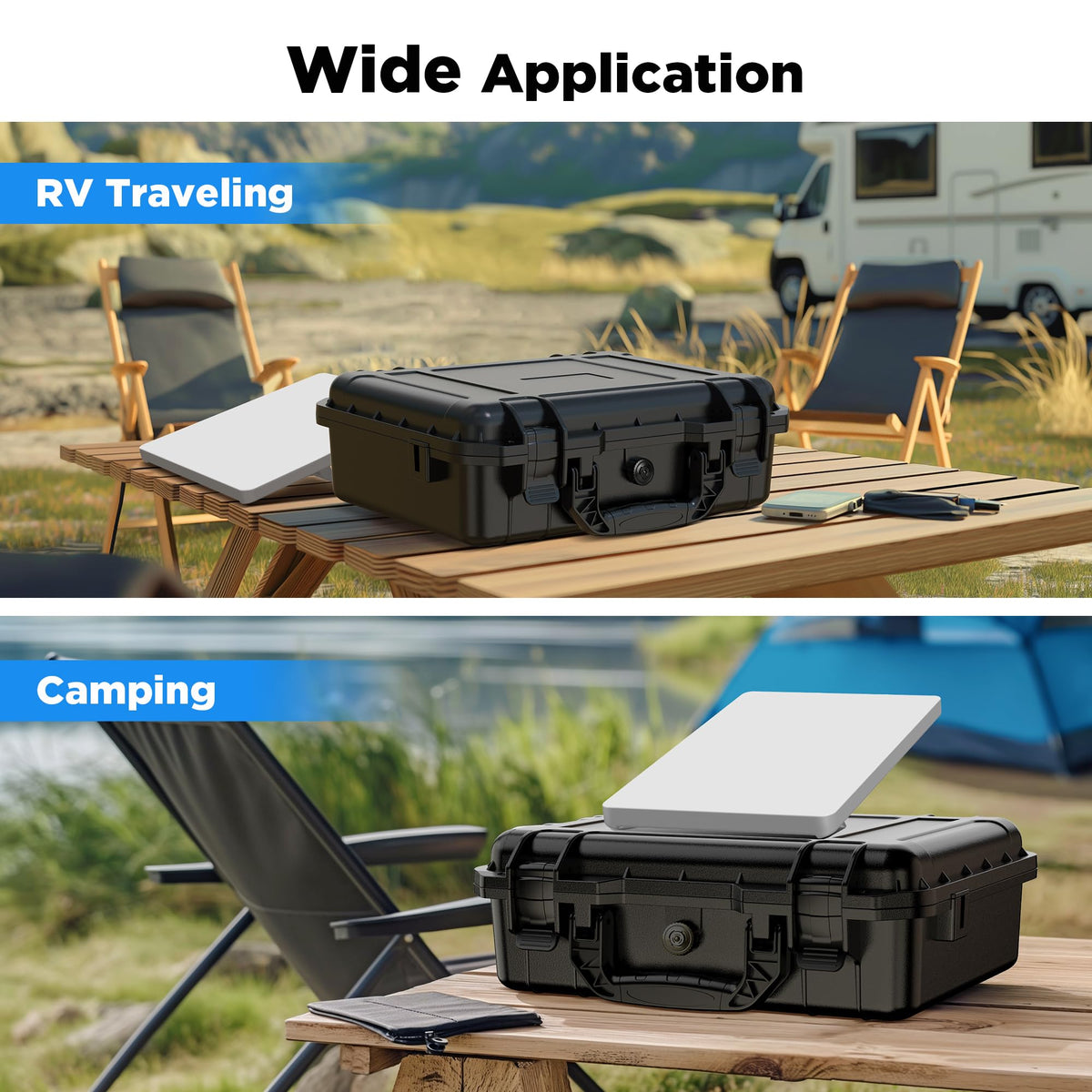 Welllifein Starlink Mini Case travel-ready design for RVs and camping