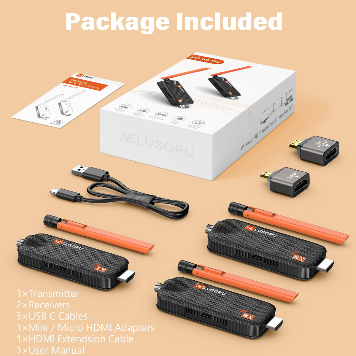 Welusopu home theater or classroom setup for versatile presentations