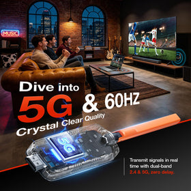 WELUSOPU ultra low latency 60Hz for smooth gaming and streaming