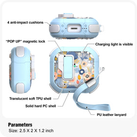 WENEW AirPods 4 Case four air cushions absorb minor bumps