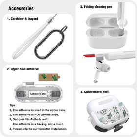 WENEW AirPods Pro 3 case wireless charging compatible with visible indicator