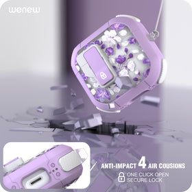 Wireless charging remains visible with the translucent shell.