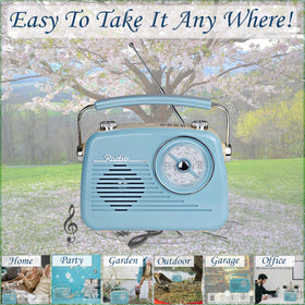 WENPZERAY 5W speaker delivers clear, loud sound for music and broadcasts.