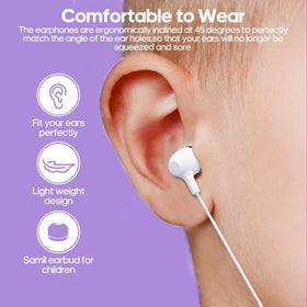 Wensdo earbuds have a durable cable with a middle joint to reduce wear.
