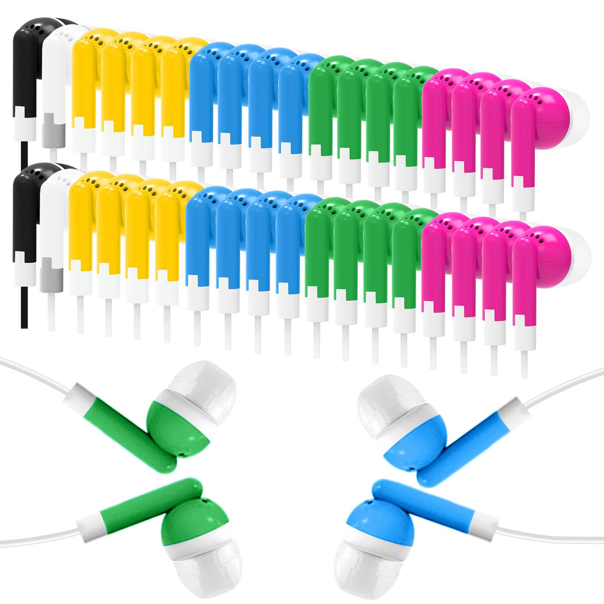 Wensdo front packaging showing 120-pack and mixed colors for easy identification