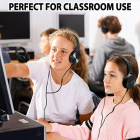 Wensdo adjustable headband illustrating flexible fit for different ages