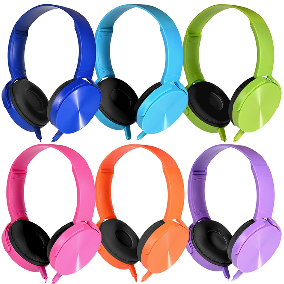 Wensdo HY450 front packaging showing six individually boxed headsets and clear branding for easy storage
