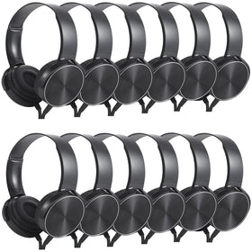 Wensdo front view of one HY450 headset showing compact design and clear labeling, promoting reliable classroom use