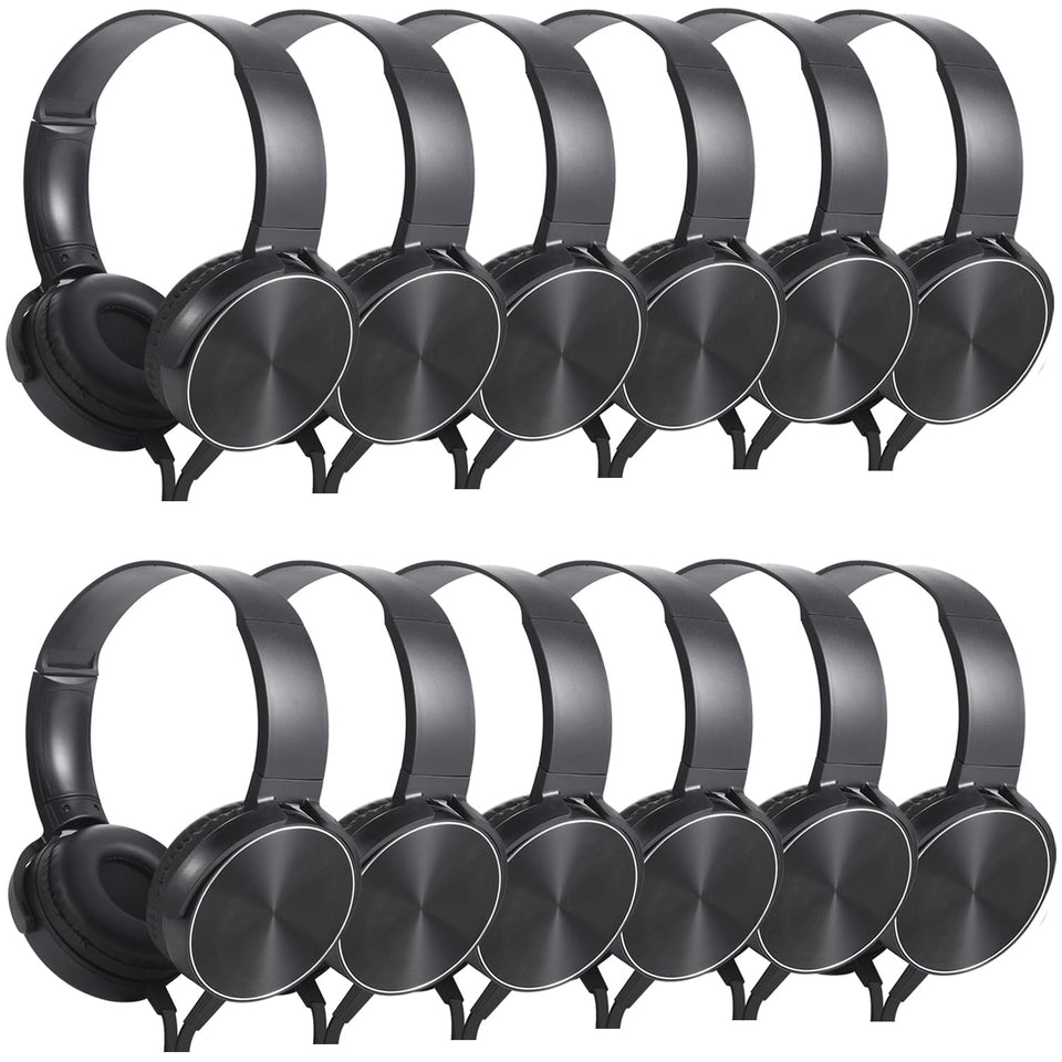 Wensdo front view of one HY450 headset showing compact design and clear labeling, promoting reliable classroom use
