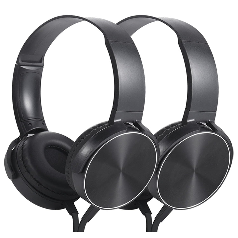 Wensdo Kids Headphones 2-Pack in box for classroom setup