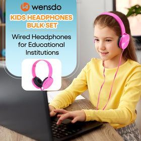 Wensdo single HY450 headphone front view highlighting sturdy design and comfort