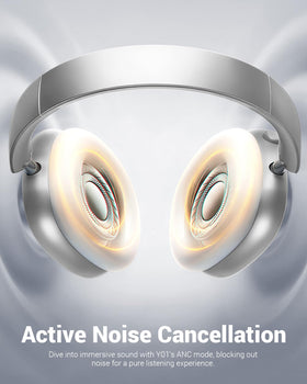Wentronic Y01 earcup close-up with memory foam for long-wear comfort