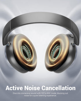 Wentronic Y01 earcup close-up with memory foam for long-wear comfort