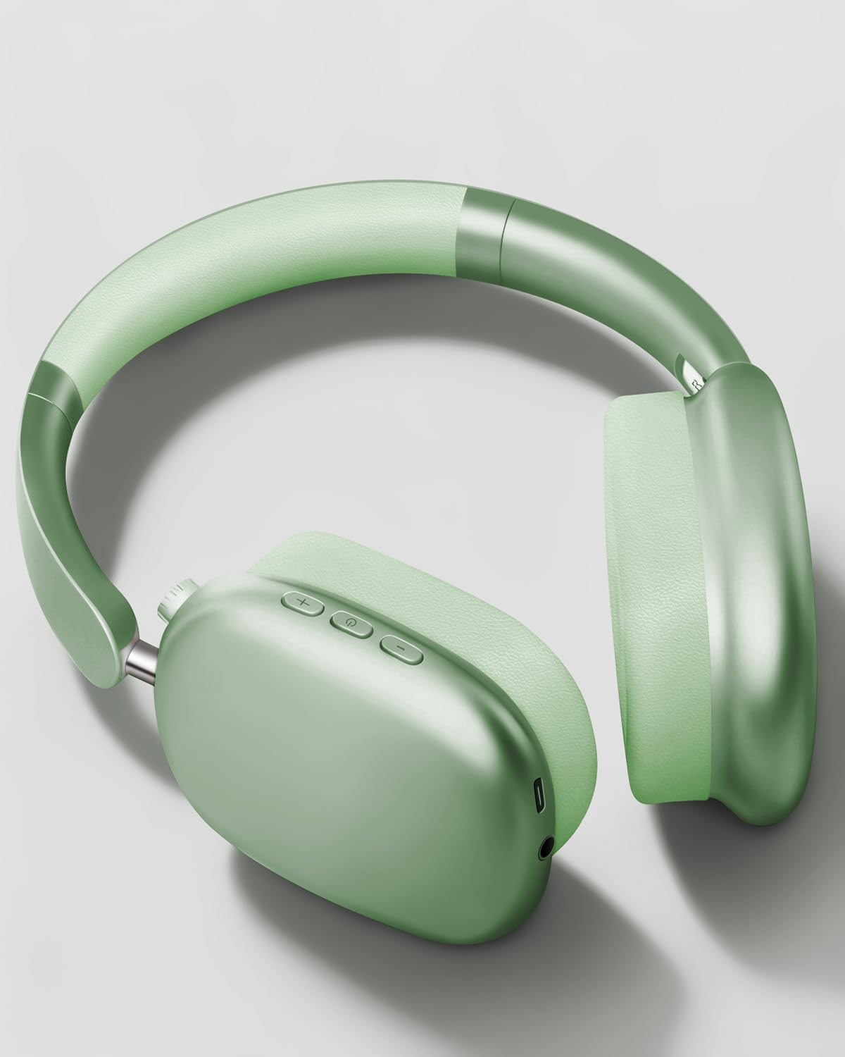 Wentronic close-up of memory foam earcup texture for comfortable long wear