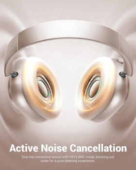 Wentronic Y01 earcup closeup with memory foam for long-wear comfort