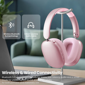 Wentronic Y01 side profile showing textured headband and durable foldable hinges
