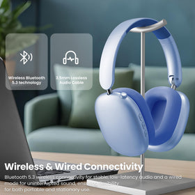 Wentronic Y01 size comparison with phone showing scale and portability benefit travel friendly