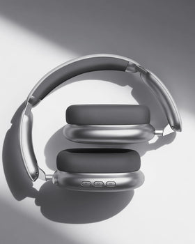 Wentronic Y02 earcup closeup showing memory foam and comfort for long wear