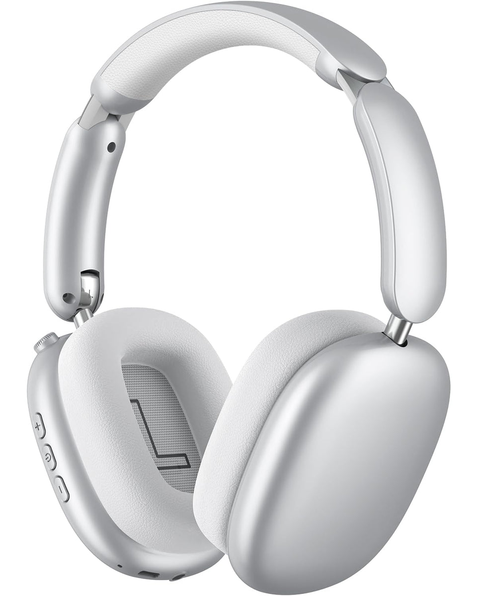 Wentronic Y02 front view headphones, travel-ready and comfortable.