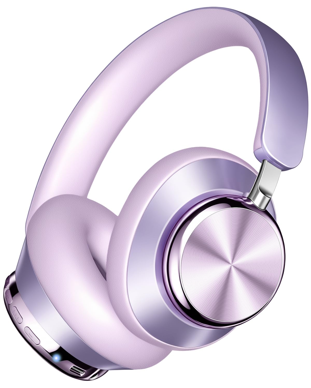 Wentronic Y03 front profile in purple showing sleek design and portability benefit