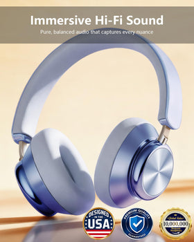 Wentronic Y03 side profile highlighting earcup shape and secure over-ear fit for comfort