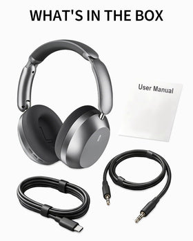 Wentronic Y04 3.5mm cable in grey, wired listening option.