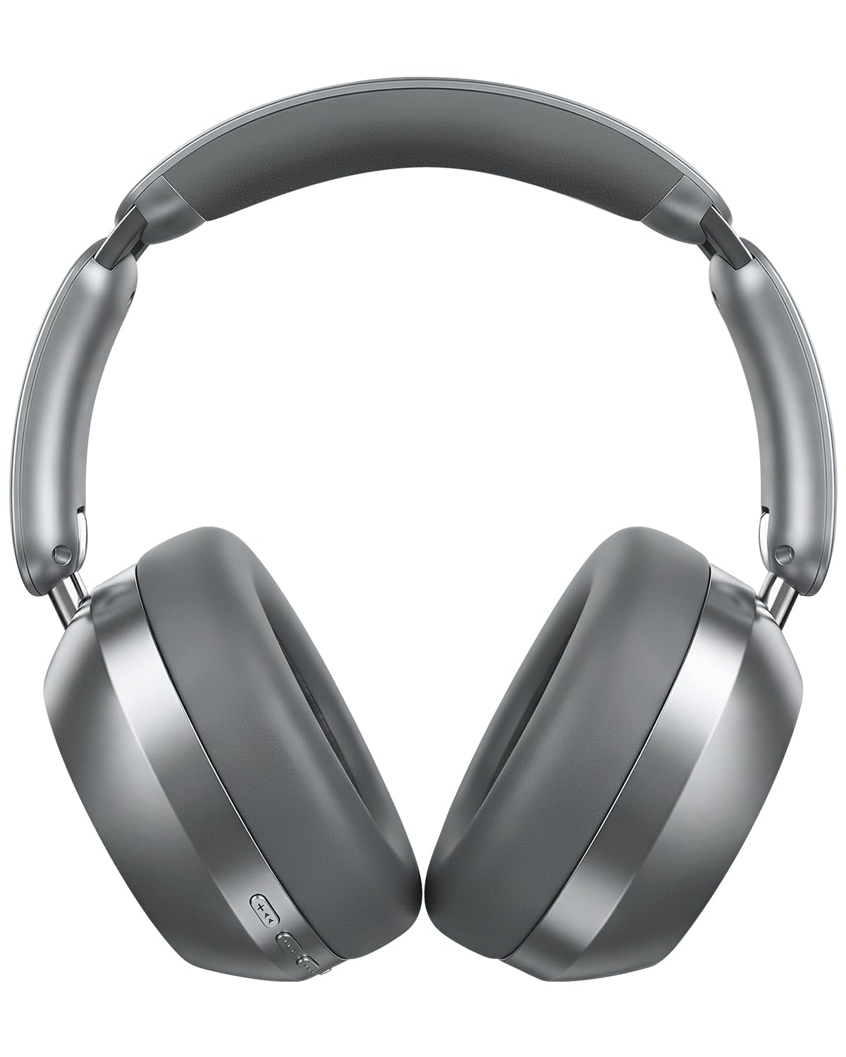 Wentronic Y04 headphones front view in grey for immersive listening.