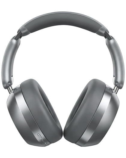 Wentronic Y04 headphones front view in grey for immersive listening.