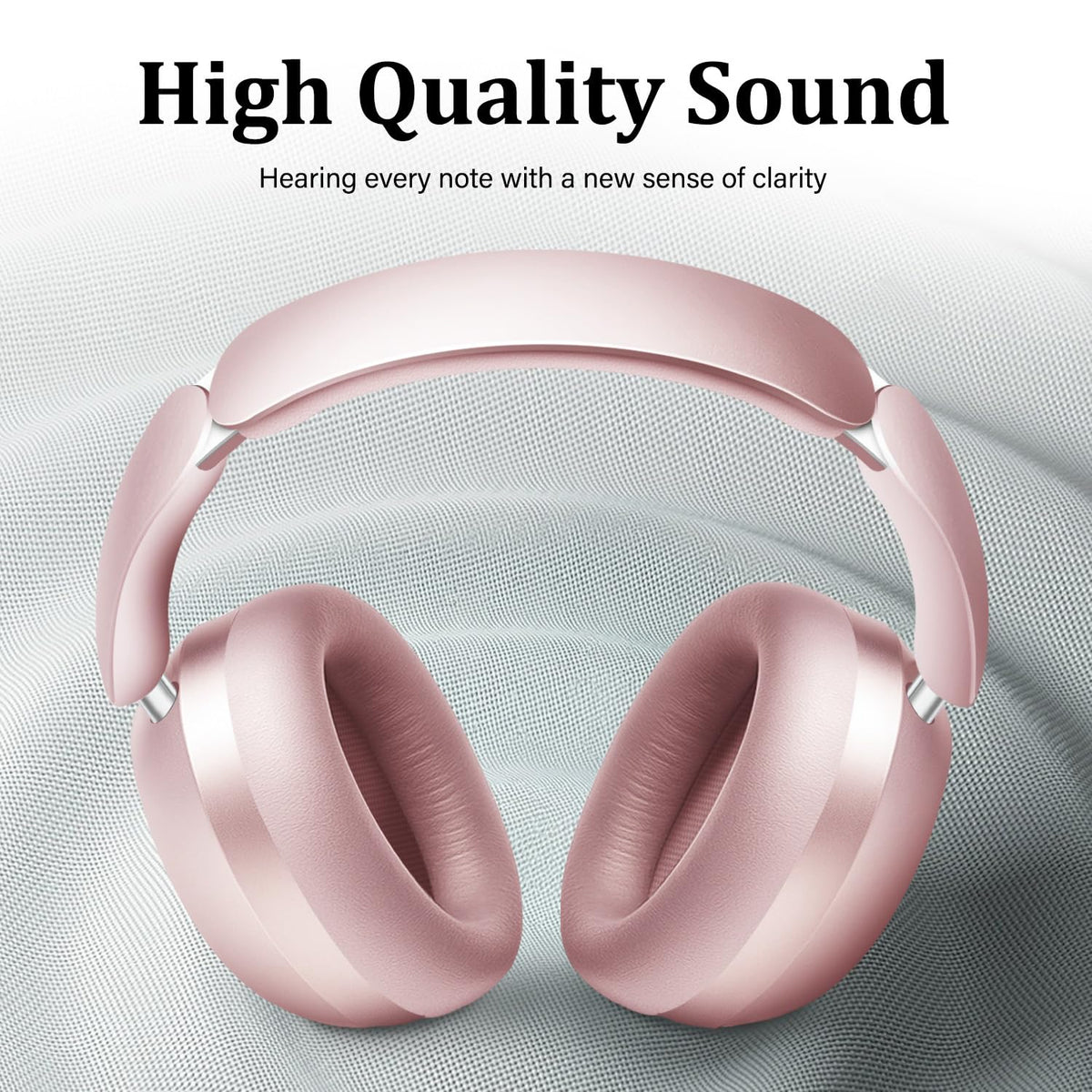 Wentronic Y04 headphones worn during commute offer hands-free listening.