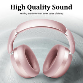 Wentronic Y04 headphones worn during commute offer hands-free listening.