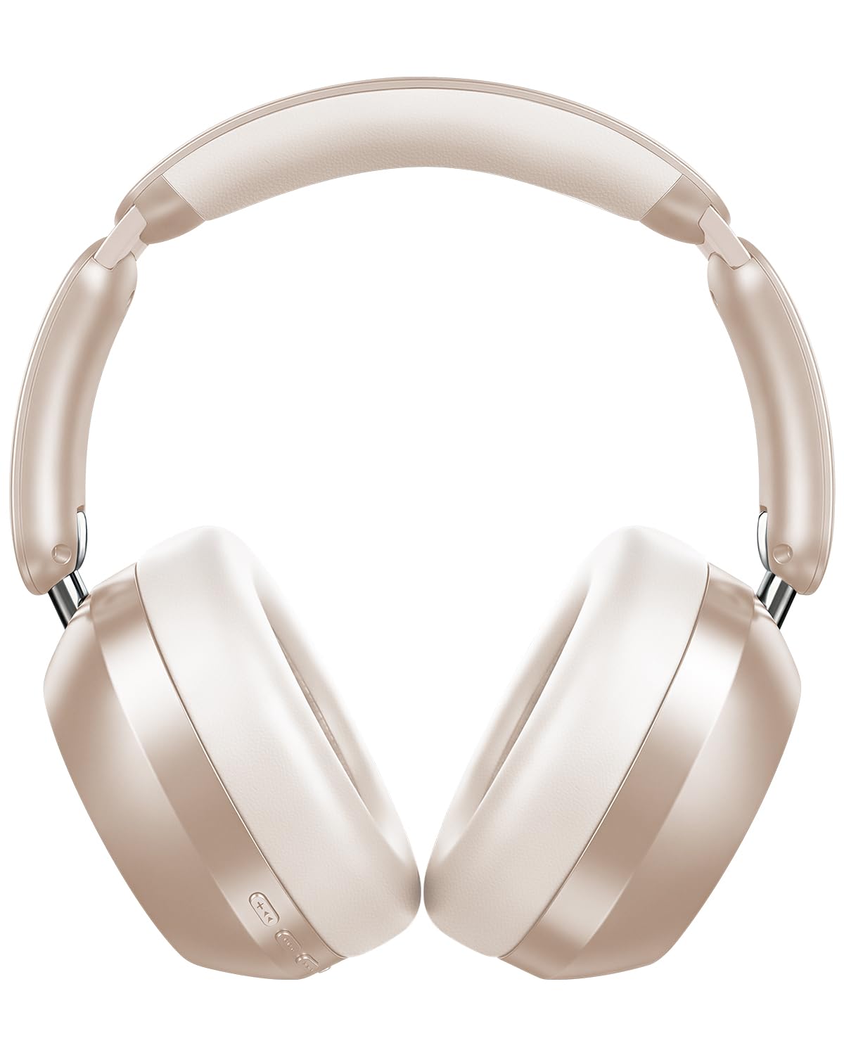 Wentronic Y04 wireless headphones front view in Starlight finish for immersive listening.