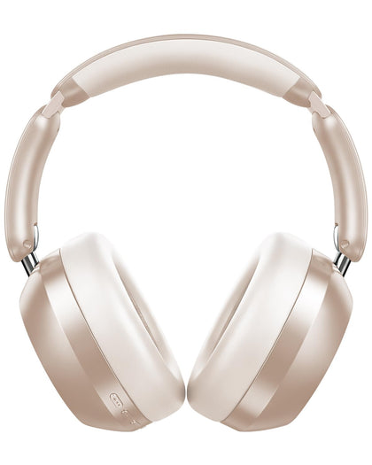 Wentronic Y04 wireless headphones front view in Starlight finish for immersive listening.