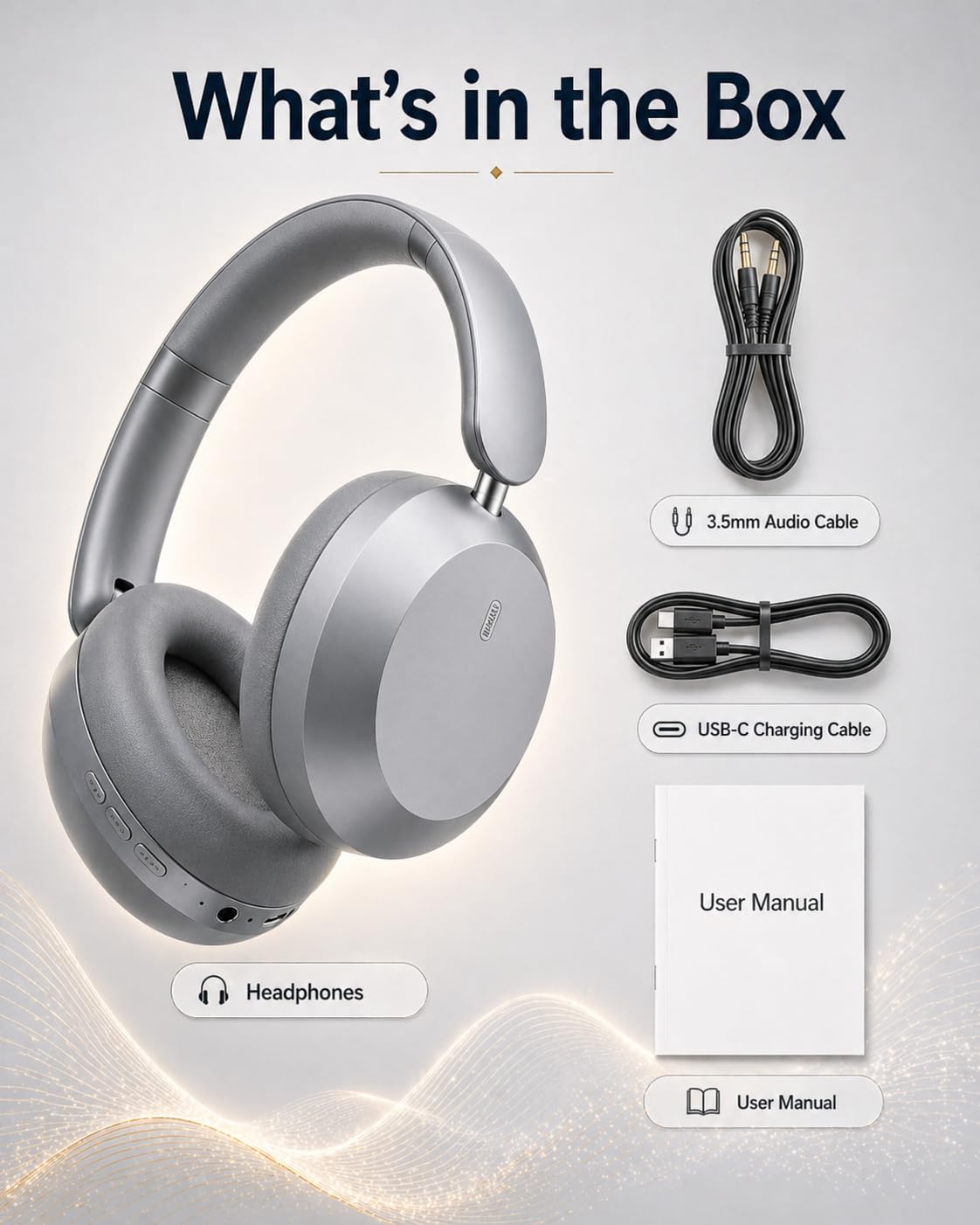 Wentronic Y05 Bluetooth 5.3 connectivity icon highlighting wireless compatibility.