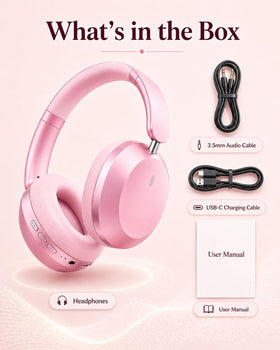 Wentronic Y05 pink wired and wireless listening for flexibility