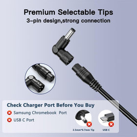 WENYAA adapter notes USB-C exclusions for quick, accurate selection.