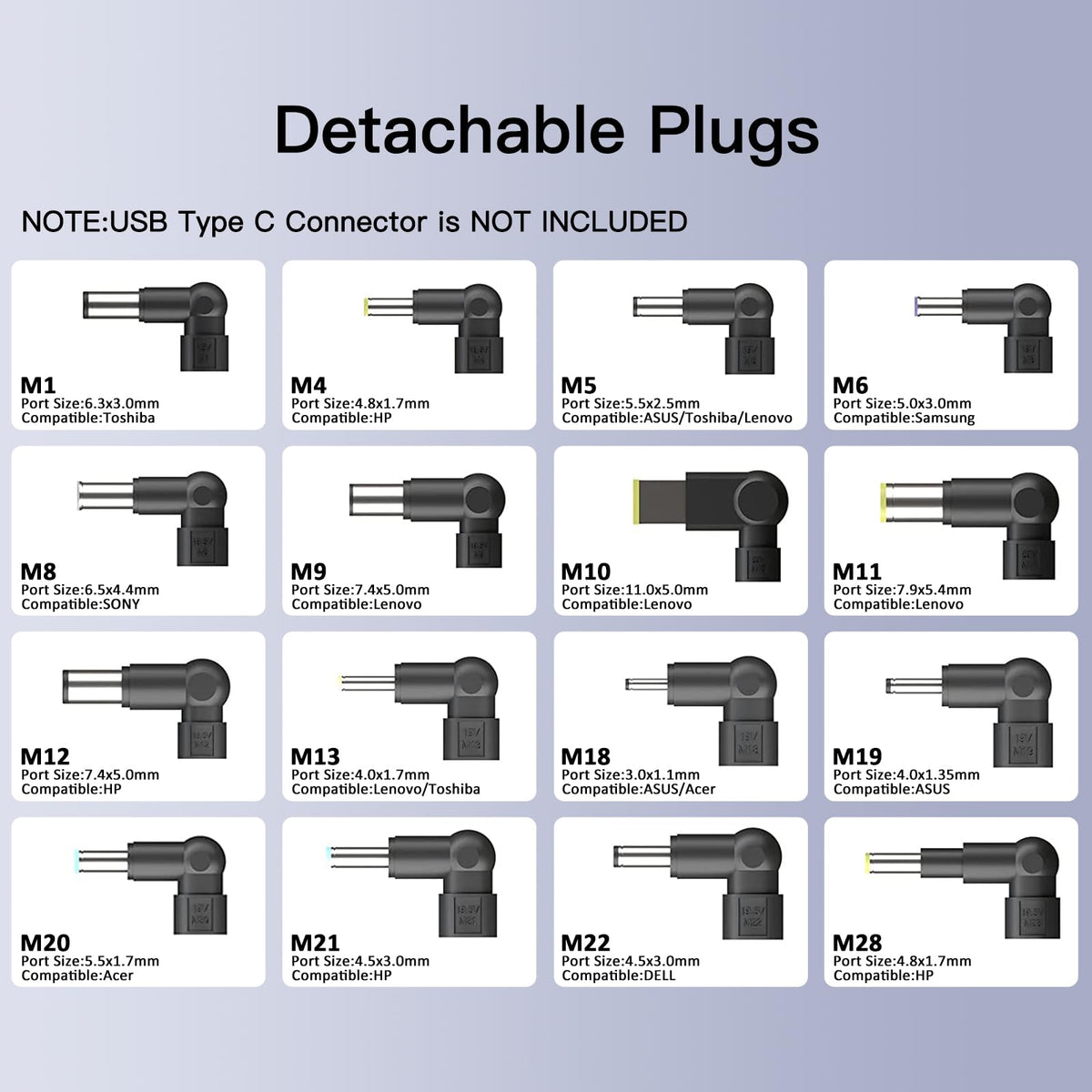 WENYAA works with Dell, HP, Asus, Lenovo, and Acer notebooks.