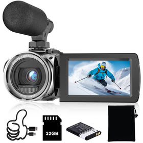 Weochi video camera captures 4K video and 48MP photos for crisp content.