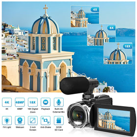 Weochi camera with a 3-inch rotating screen for flexible framing.