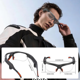 wepmous AI Smart Glasses ideaal for cycling and other sports activities